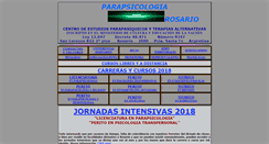 Desktop Screenshot of parapsicologiarosario.com